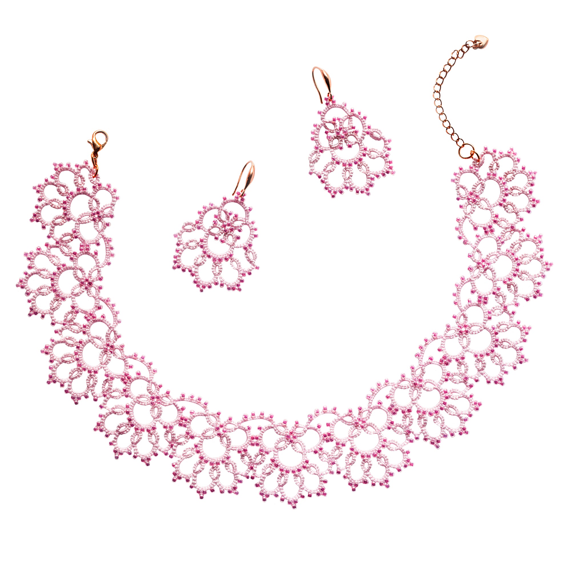 Tatting Lace Set with Choker Necklace – ESTETIKA