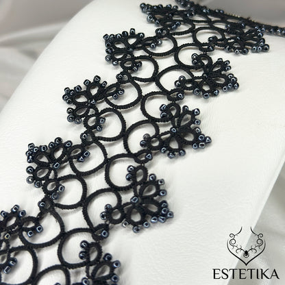 Tatting Lace Bracelet EB051