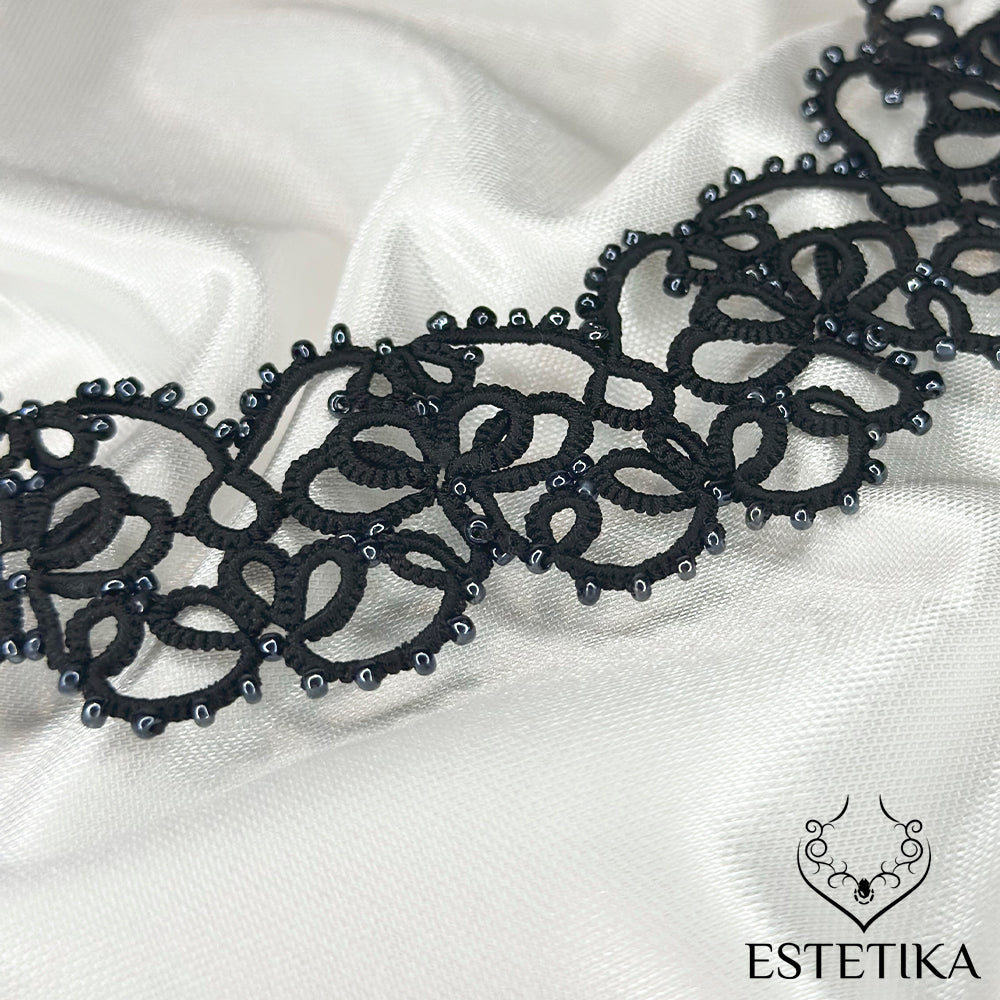 Tatting Lace Choker Necklace EN111