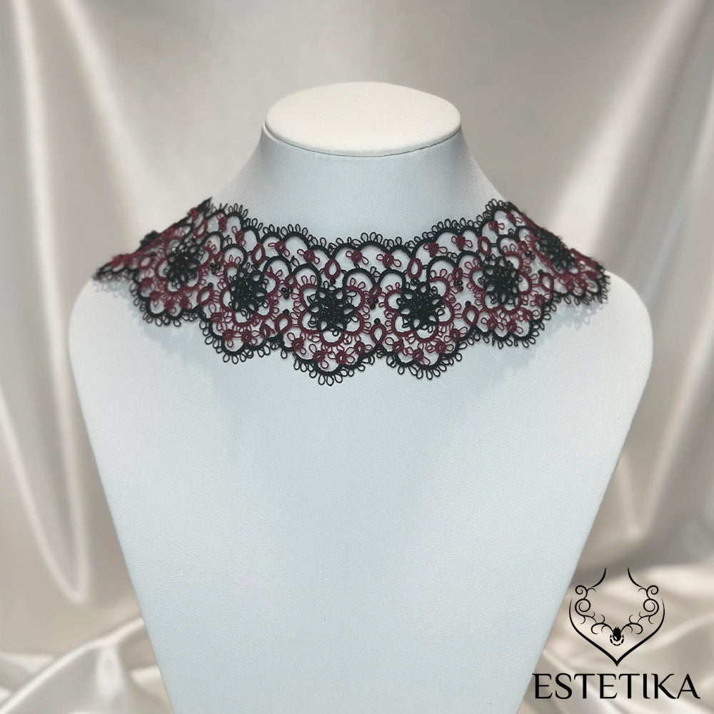 Tatting Lace Choker Necklace EN045