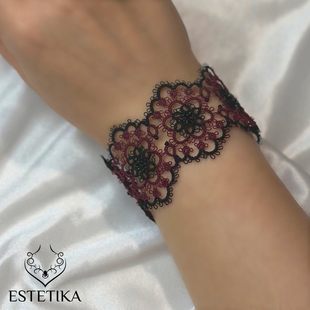 Tatting Lace Bracelet EB045