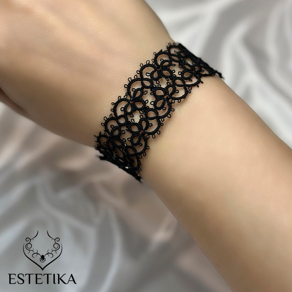 Tatting Lace Bracelet EB011