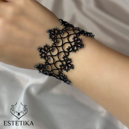 Tatting Lace Bracelet EB051