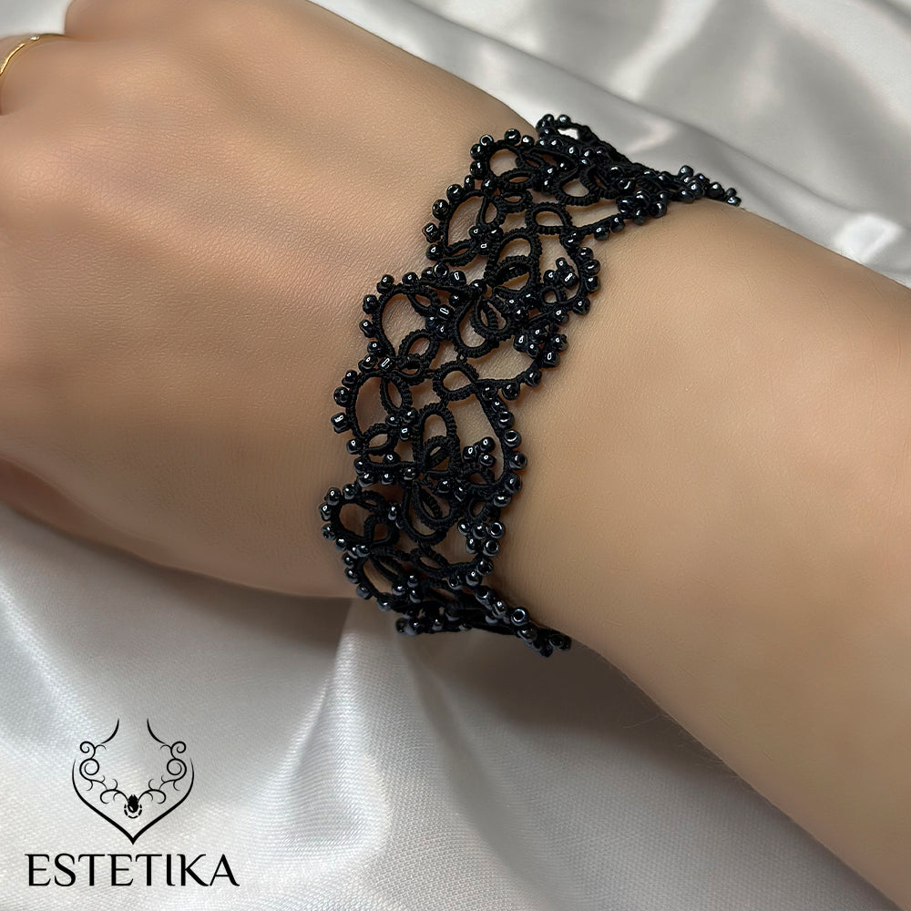 Tatting Lace Bracelet EB011